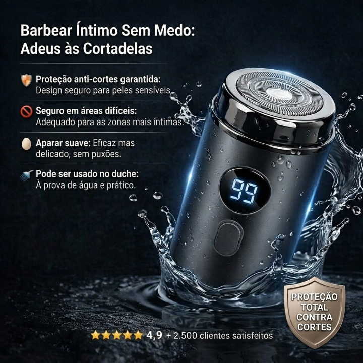 SkinProtect+ - Máquina de barbear potente