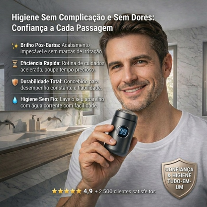 SkinProtect+ - Máquina de barbear potente