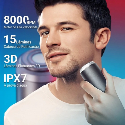 SkinProtect+ - Máquina de barbear potente